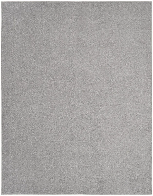 8' X 10' Non Skid Indoor / Outdoor Area Rug - Silver Gray