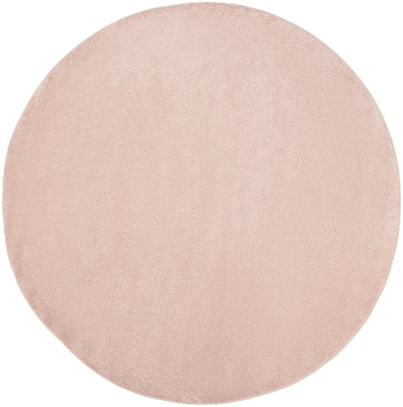 8' X 8' Round Non Skid Indoor / Outdoor Area Rug - Pink