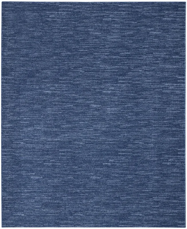 9' X 12' Non Skid Indoor / Outdoor Area Rug - Navy Blue