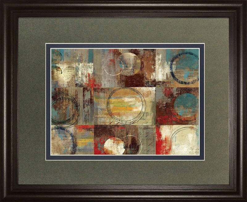 All Around Play By Tom Reeves - Framed Print Wall Art - Red