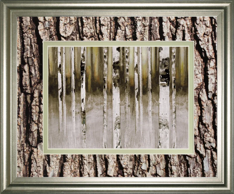 Fern Creek By Susan Jill Double Matted - Framed Wall Art - White