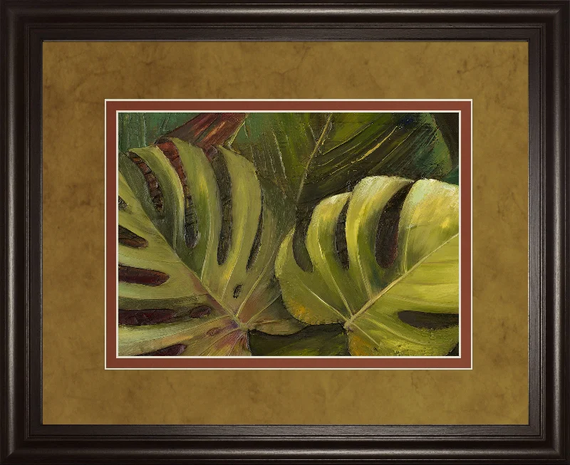 Green For Ever I By Patricia Pinto - Framed Print Wall Art - Green