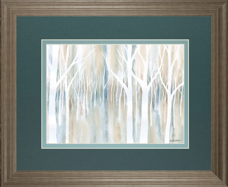 Mystical Woods By Debbie Banks - Framed Print Wall Art - White