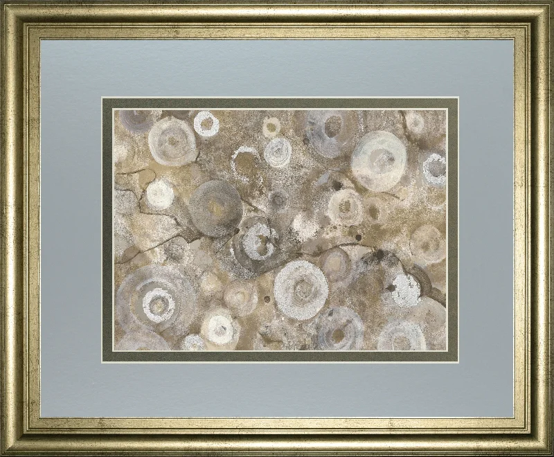 Natural Agate By Albena Hristova - Framed Print Wall Art - Blue