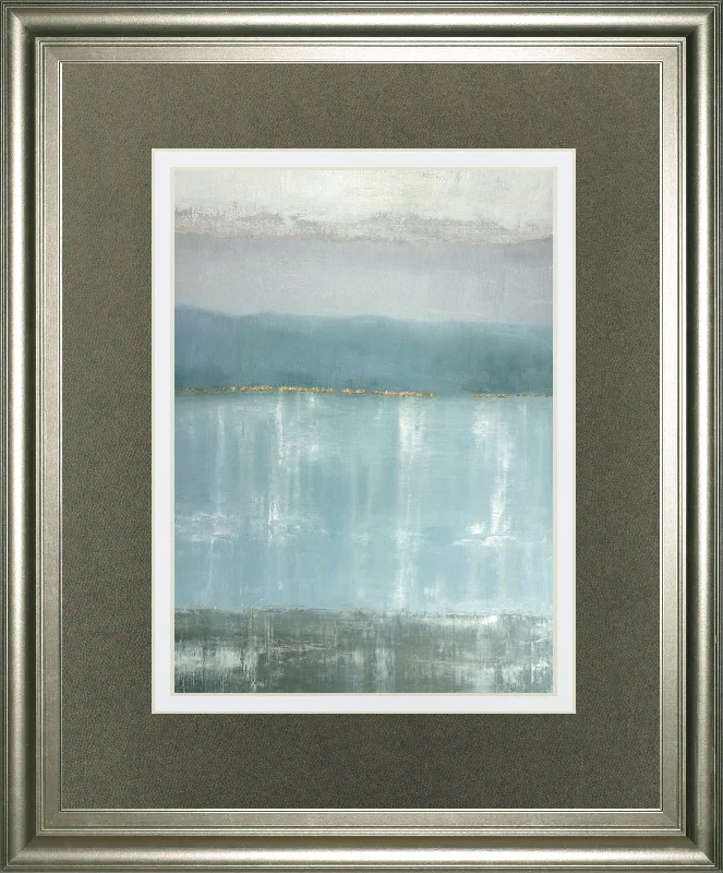 Twilight Blues By Caroline Gold - Framed Print Wall Art - Blue